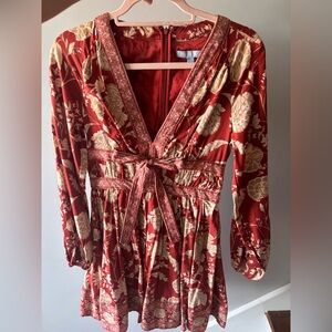 Antonio Melani Red Cotton Dress